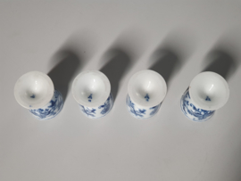 Zwiebelmuster Duits Meissen set van 4x Eierdopje