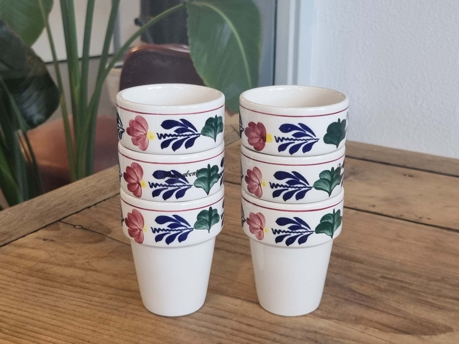 Boerenbont Boch set 6x Mini-bekertje mokje 0,10 cl