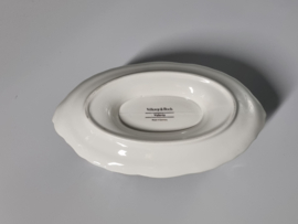 Villeroy en Boch Valeria blauw Sauskom op vaste onderschotel