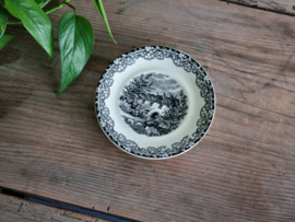 Boerenhoeve Zwart Societe Ceramique Losse schotel voor Koffie kopje 15 cm