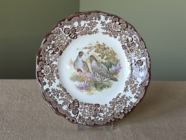 Engels Palissy Game Series ontbijtbord 20 cm (afb. hoenders)