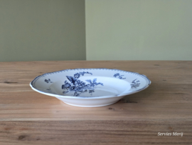 Meibloem Petrus Regout diep bord 23,5 cm (hoekig model)