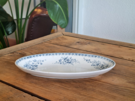 Societe Ceramique decor Anna grijs ovaal schaaltje 26 cm
