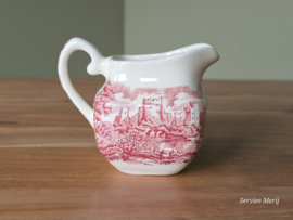 Engels rood English Ironstone Tableware EIT Schenkkannetje (kasteel)