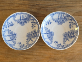 Petrus Regout set 2x losse schotel 13 cm