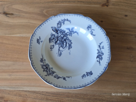 Meibloem Petrus Regout diep bord 23,5 cm (hoekig model)