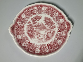 Villeroy en Boch Burgenland rood Gebakschaal Serveerschaal 28,5 cm