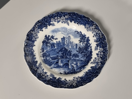 Engels blauw Meakin Romantic England Plat Dinerbord 25 cm