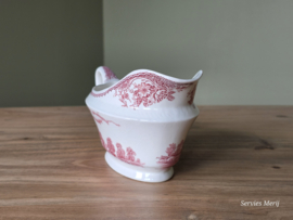 Engels rood Olde England Royal Tudor Ware Sauskom met oor