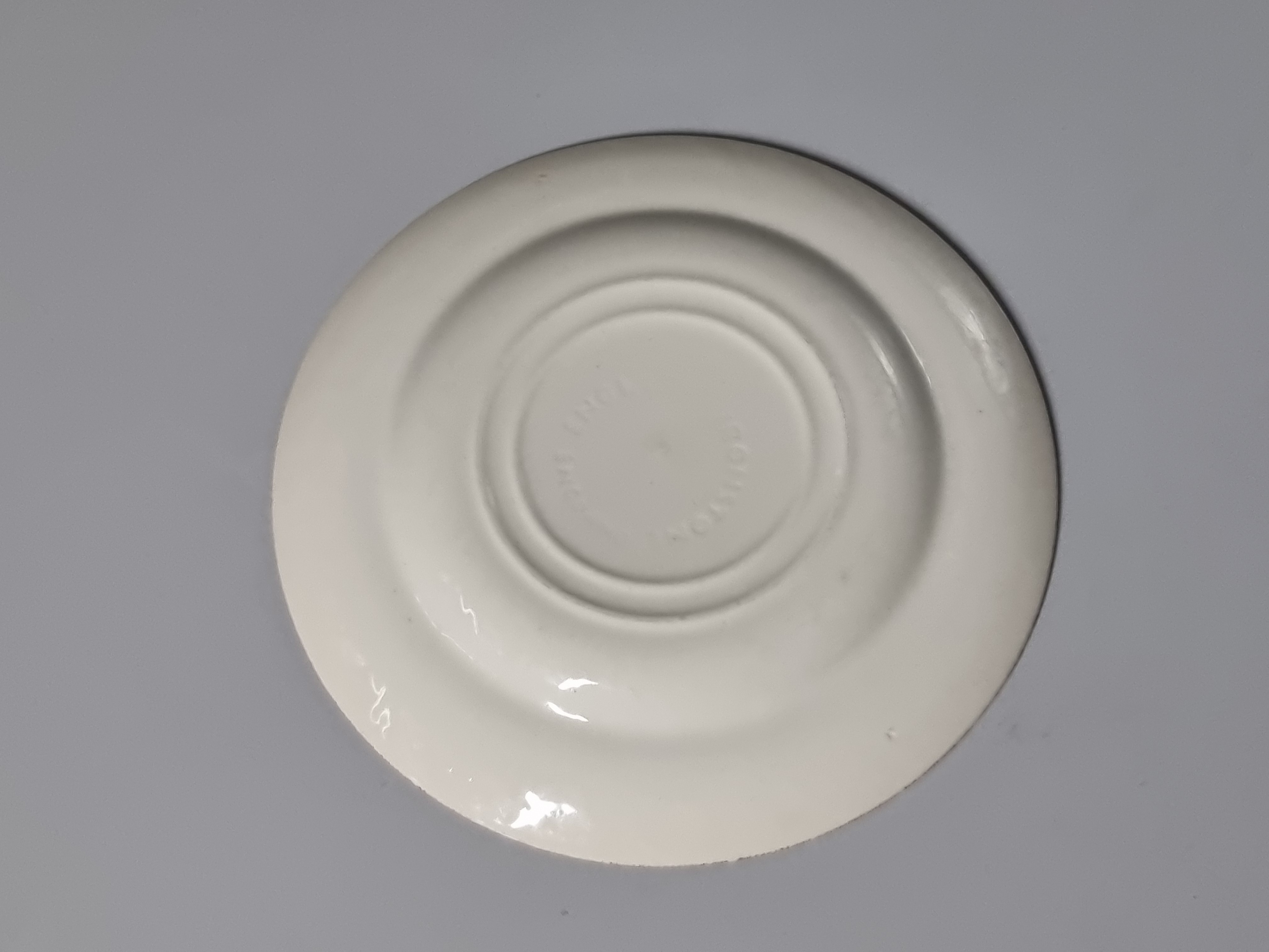 Engels rood Ironstone gebaksbordje 17 cm (herder)