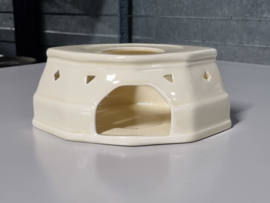 Societe Ceramique  creme Theelicht (apart lang model)