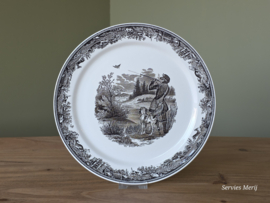 Villeroy en Boch Artemis plat dinerbord 23 cm (vogel)