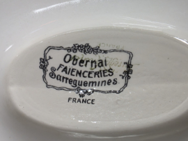 Frans Sarreguemines Obernai sauskom op vaste onderschotel