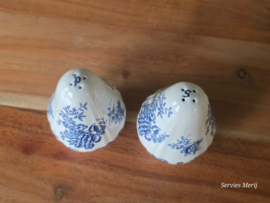 Villeroy en Boch Valeria blauw peper- en zoutstel