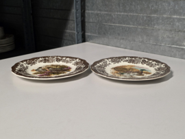 Engels Palissy Game Series set 2x ontbijtbord 22,5 cm