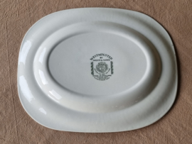 Engels groen Wood & Sons Westminster rechthoekige schaal 31 cm