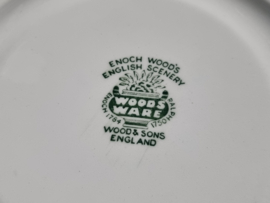 Engels groen Wood & Sons Woods Ware Ontbijtbordje 20 cm