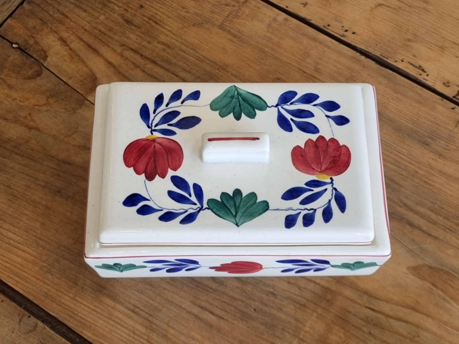 Oud Boerenbont Societe Ceramique 483a Koekdoos