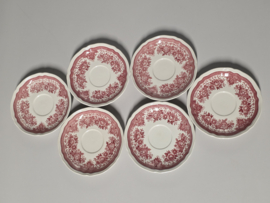 Villeroy en Boch Fasan rood koffieservies 6 personen