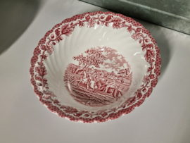 Engels rood Jachtservies Myott's Country Life Ontbijtservies 6 personen