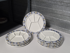 Villeroy en Boch Cadiz set 8x gourmetbord vakkenbord 25 cm