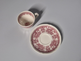 Villeroy en Boch Burgenland rood Koffie Kop en schotel