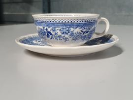 Villeroy en Boch Burgenland blauw Thee Kop en schotel Ø 9 cm (lager model)