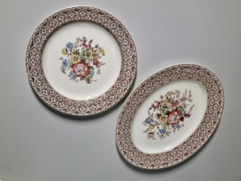 Engels gekleurd Harvard Empire Eetservies 10 persoons