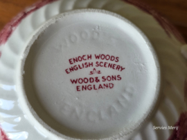 Engels roodWood & Sons Woods Ware English Scenery soepkom met schotel