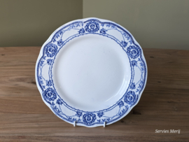 Engels blauw Ethelwyn Bishop & Stonier plat dinerbord 25 cm