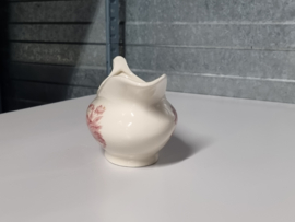 Engels rood Ironstone Sauskom met oor