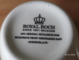 Royal Boch Boerenbont blauw Boerenblauw set 6x mok Pompei 0,23 ltr