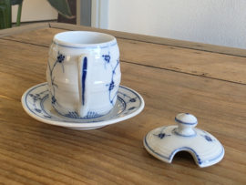 Zwiebelmuster onbekend merk mosterdpotje met oor