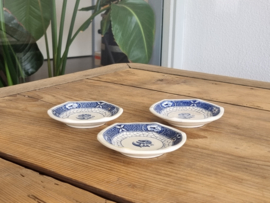 Societe Ceramique Butterflij set van 3x Serveerbordje of Theezakjeslegger