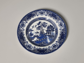 Engels blauw Old Willow Ontbijtbordje 20 cm