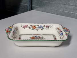 Engels Spode Copeland Chinese Rose hoge rechthoekige schaal