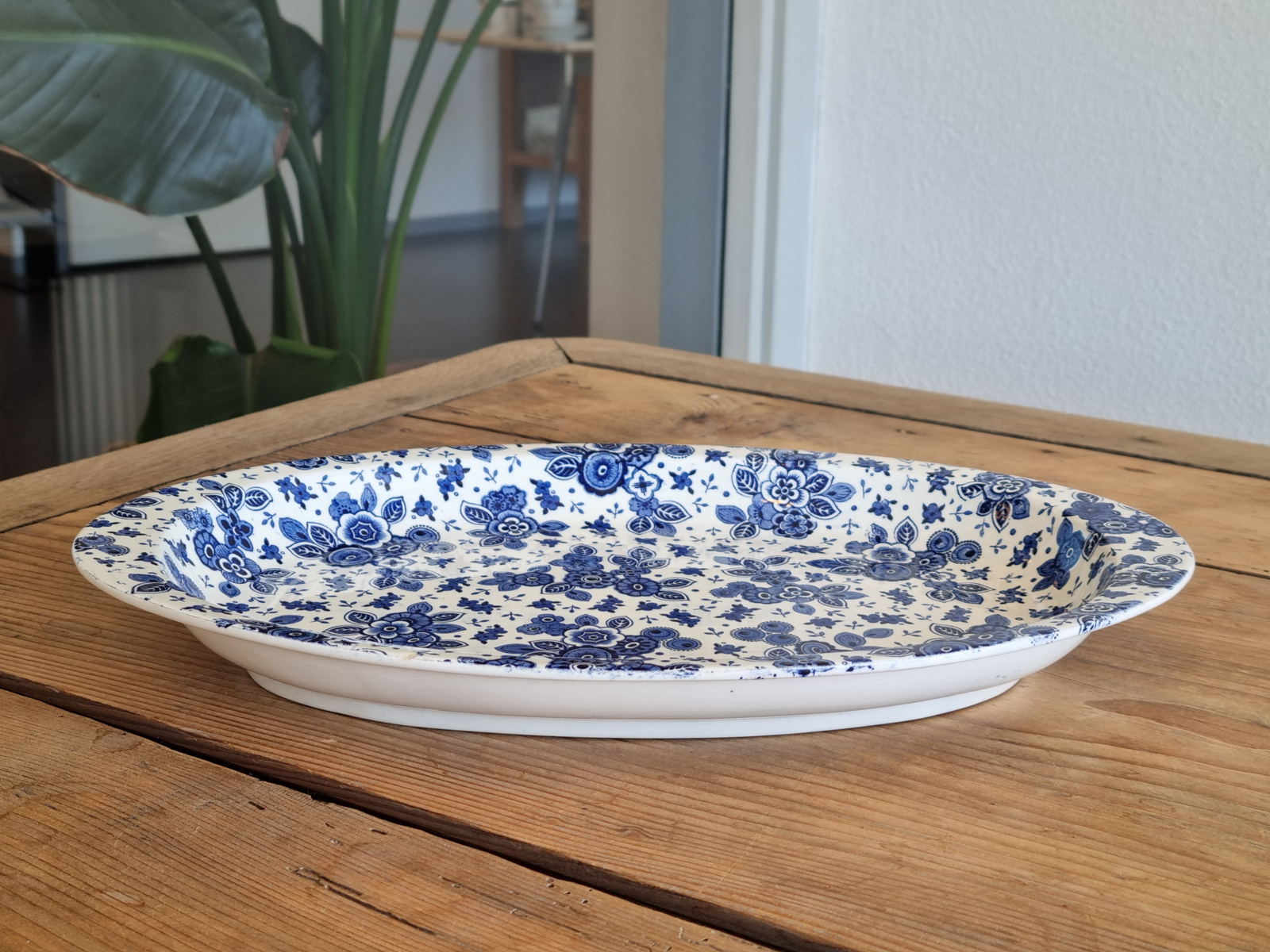 Beatrix Societe Ceramique ovale schaal met brede rand 34,5 cm