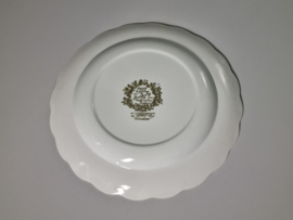 Engels Ridgway Windsor groen gekleurd Plat Dinerbord 25 cm