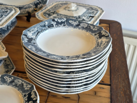 Victoria groen Societe Ceramique Eetservies 12 personen