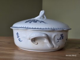 Meibloem Petrus Regout Dekschaal Terrine (hoekig model)