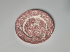 Engels rood Ironstone Ontbijtbordje 20 cm