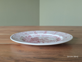 Engels rood English Ironstone Tableware EIT plat dinerbord (jaarbord 1986)
