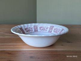 Engels rood Churchill Hoge ronde schaal 23,5 cm