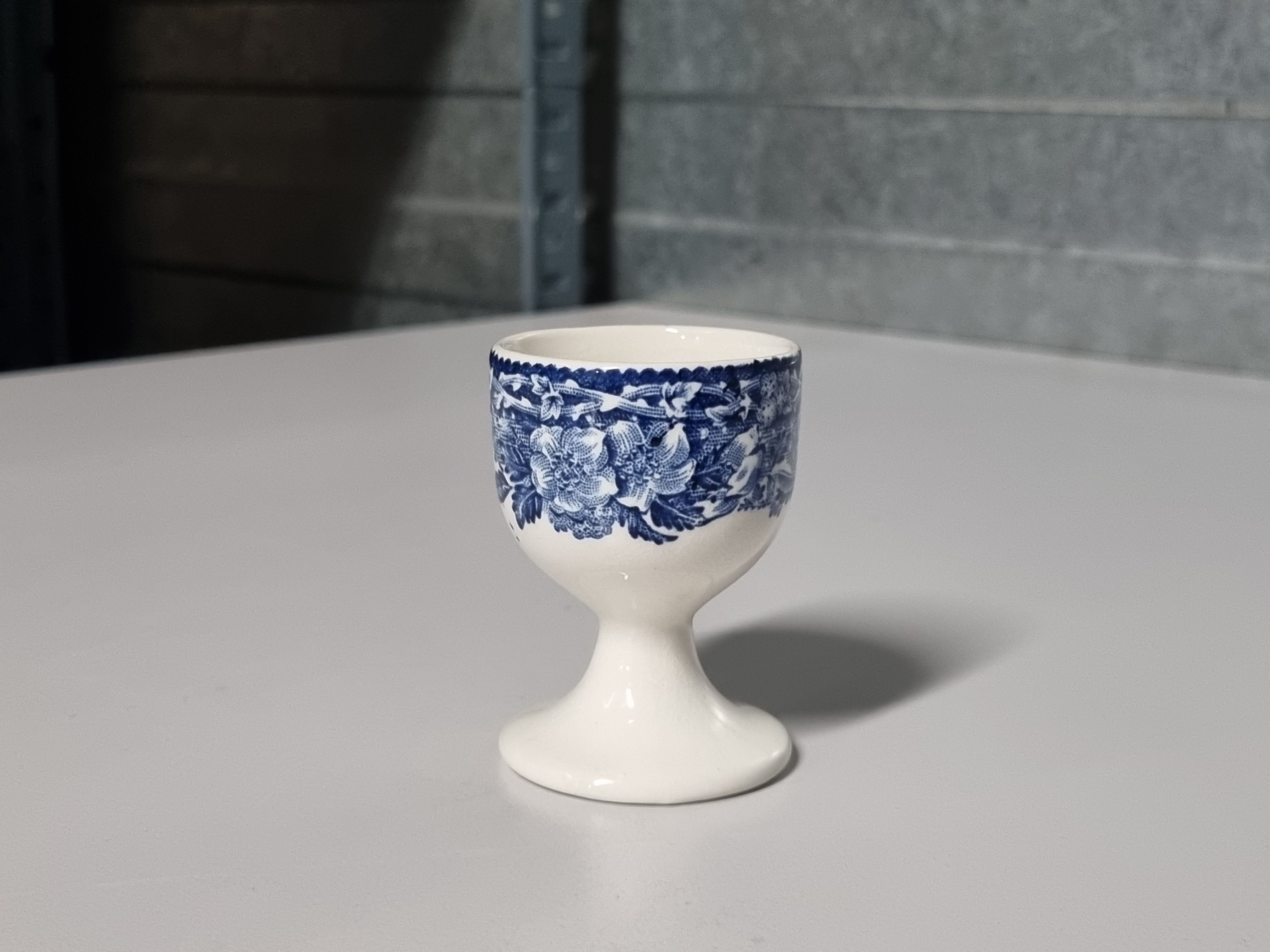 Engels blauw Enoch Wedgwood Woodland Eierdopje