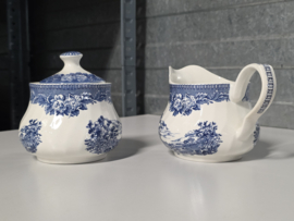 Engels blauw England's Heritage Ansley & Co. roomstel (groot model)