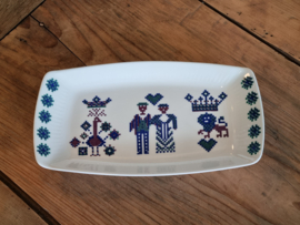Vintage Figgjo Flint Norway decor Menu Serveerschaal 25 cm