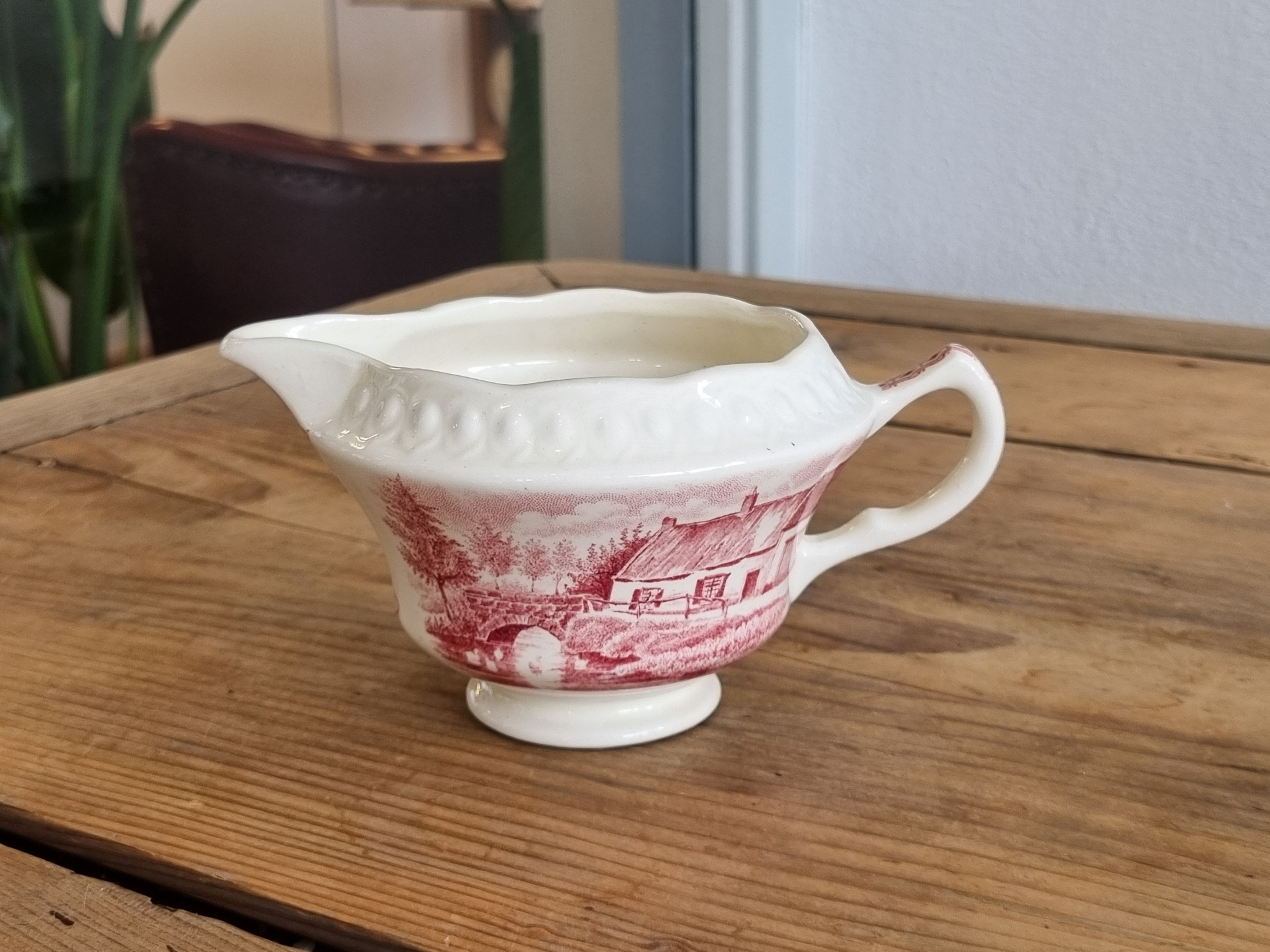 Boerenhoeve rood Societe Ceramique kannetje