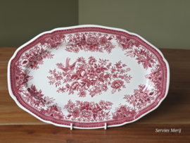 Villeroy en Boch Fasan rood Serveerschaal 32 cm