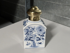 Zwiebelmuster Huttensteinach rechthoekig Vaasje met deksel