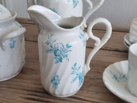 Petrus Regout decor Riva petrol Koffieservies 9-pers.